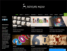 Tablet Screenshot of antelopemedia.com.au